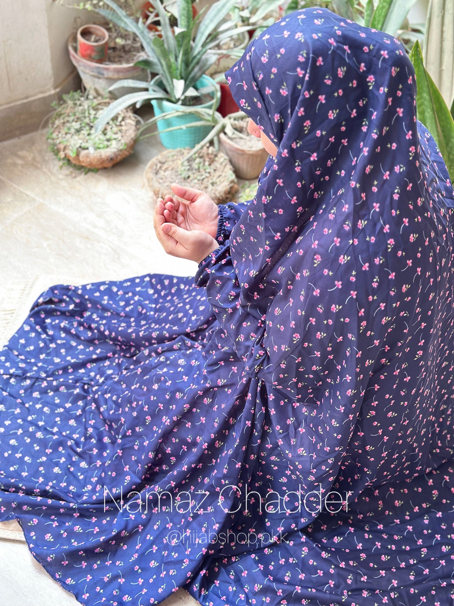 Namaz Chaddar – Pink Petals