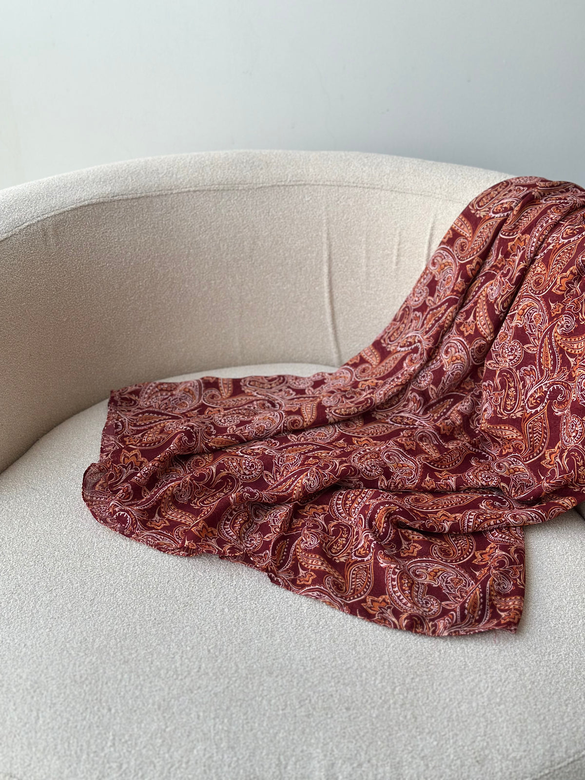 Pashmina Edit - Maroon