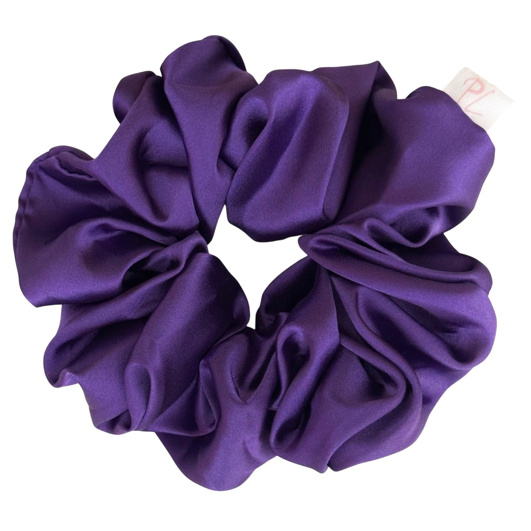 Silk Scrunchy – Purple
