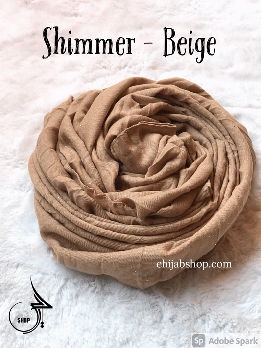 Beige – Shimmer Viscose