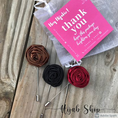Pearl Flower Hijab Pins