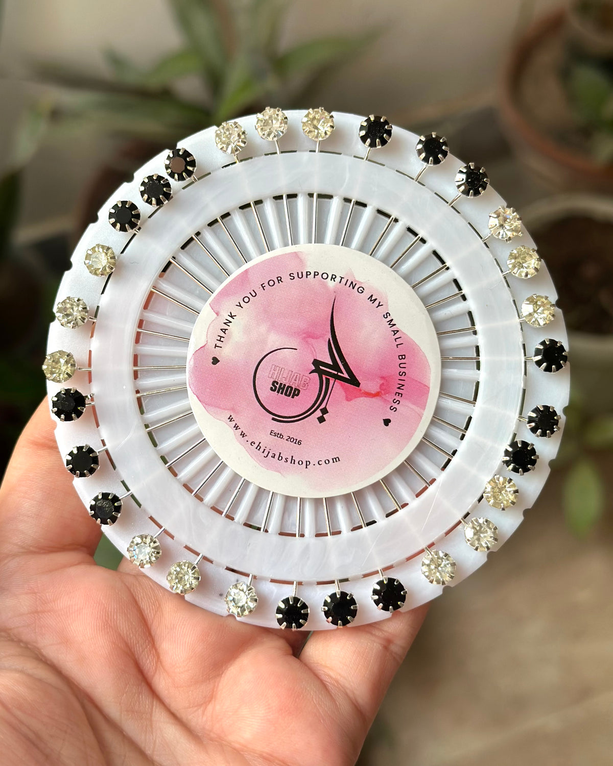 Stone Pins - Black/White