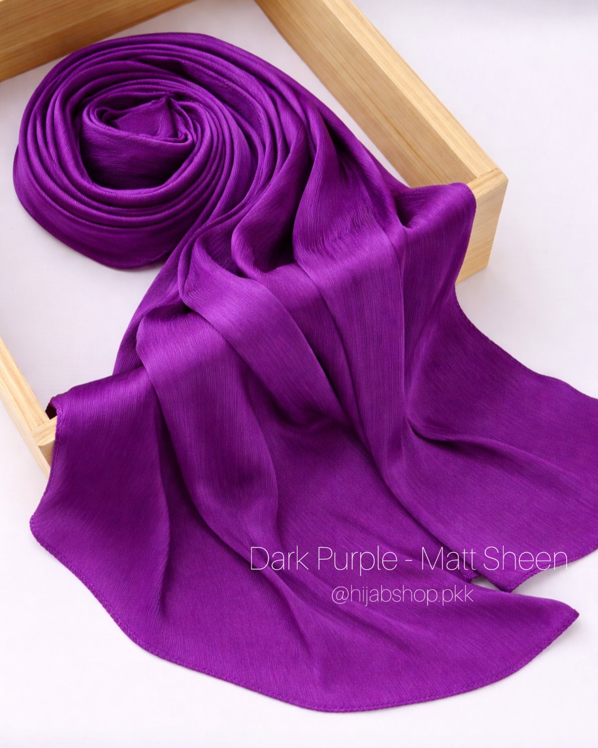 Dark Purple  – Matt Sheen Hijabs