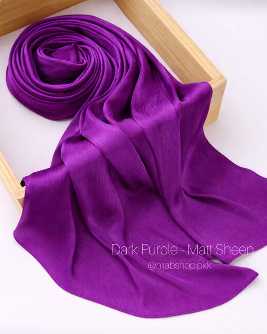 Dark Purple  – Matt Sheen Hijabs