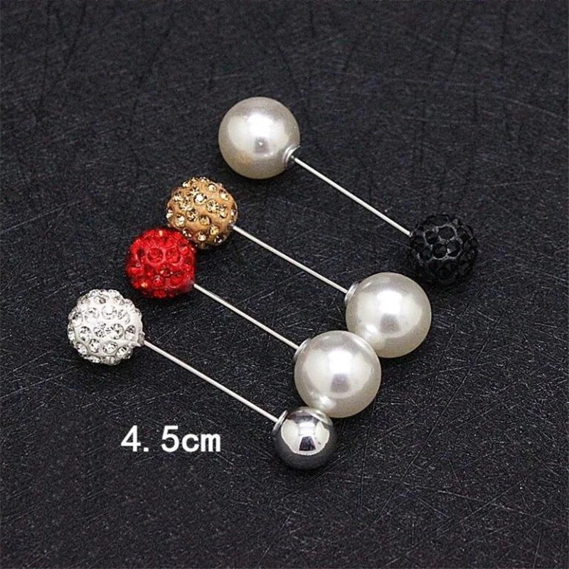 Stone Ball Pin Set of 2