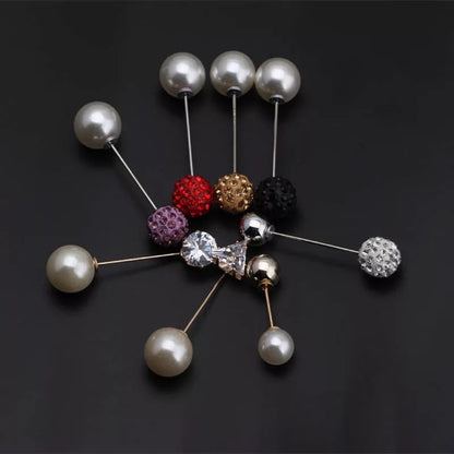 Stone Ball Pin Set of 2