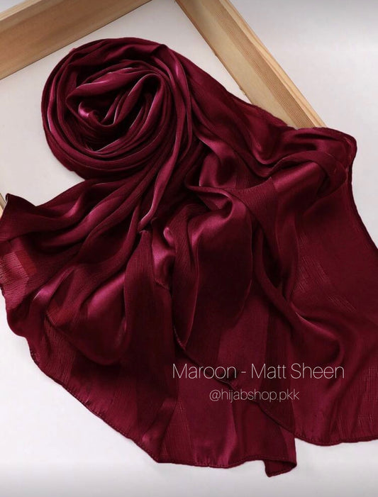Maroon – Matt Sheen Hijabs