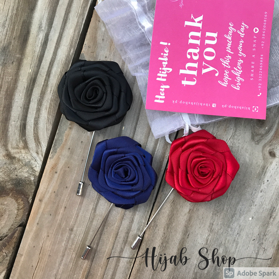 Pearl Flower Hijab Pins