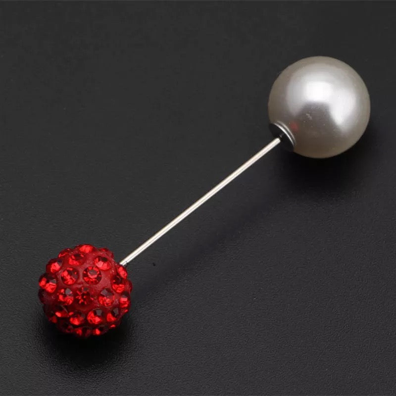 Stone Ball Pin Set of 2