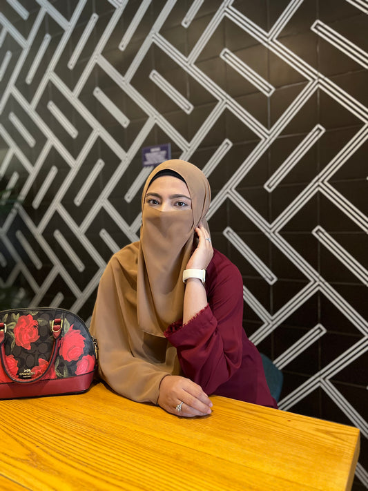 Beige – Hijab Niqab Set