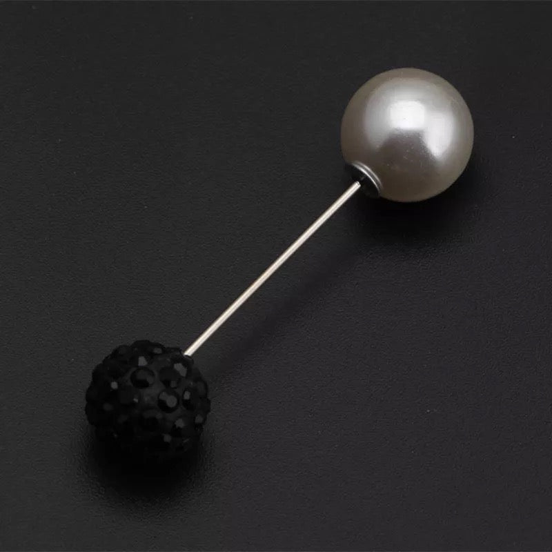 Stone Ball Pin Set of 2