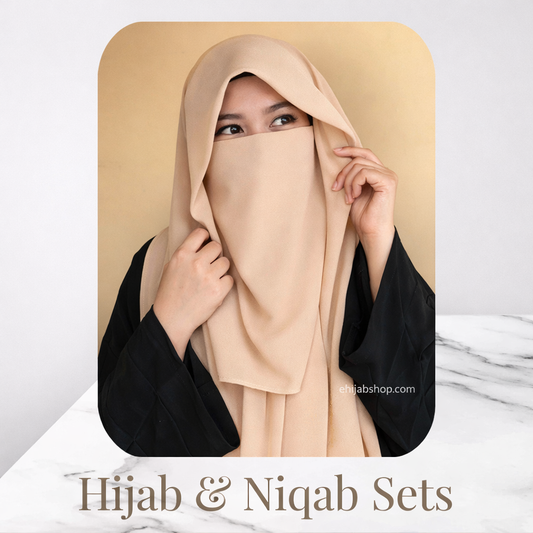 Taupe – Hijab Niqab Set