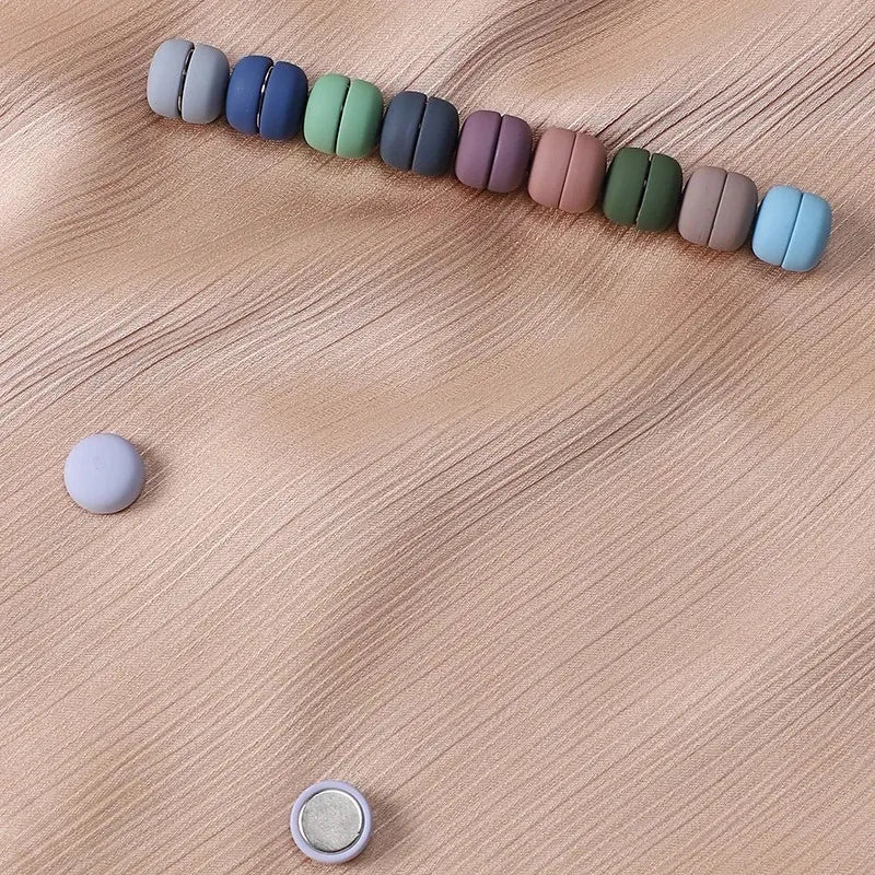Matt Magnet - 2 Pairs (Round)