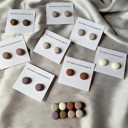 Matt Magnet - 2 Pairs (Round)