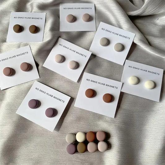 Matt Magnet - 2 Pairs (Round)
