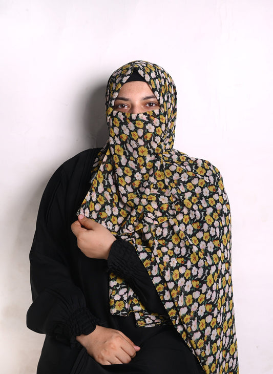 Black Forest – Printed Hijab