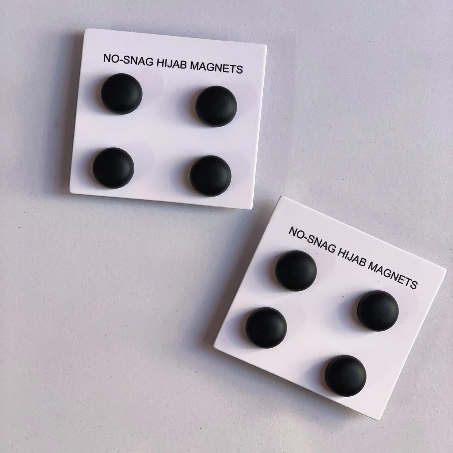 Matt Magnets - 1 Pair (Black)