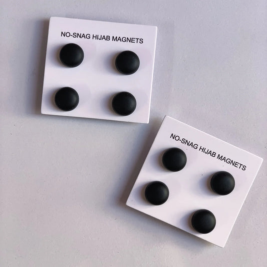 Matt Magnets - 1 Pair (Black)