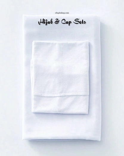 Matching Hijab & Cap Set
