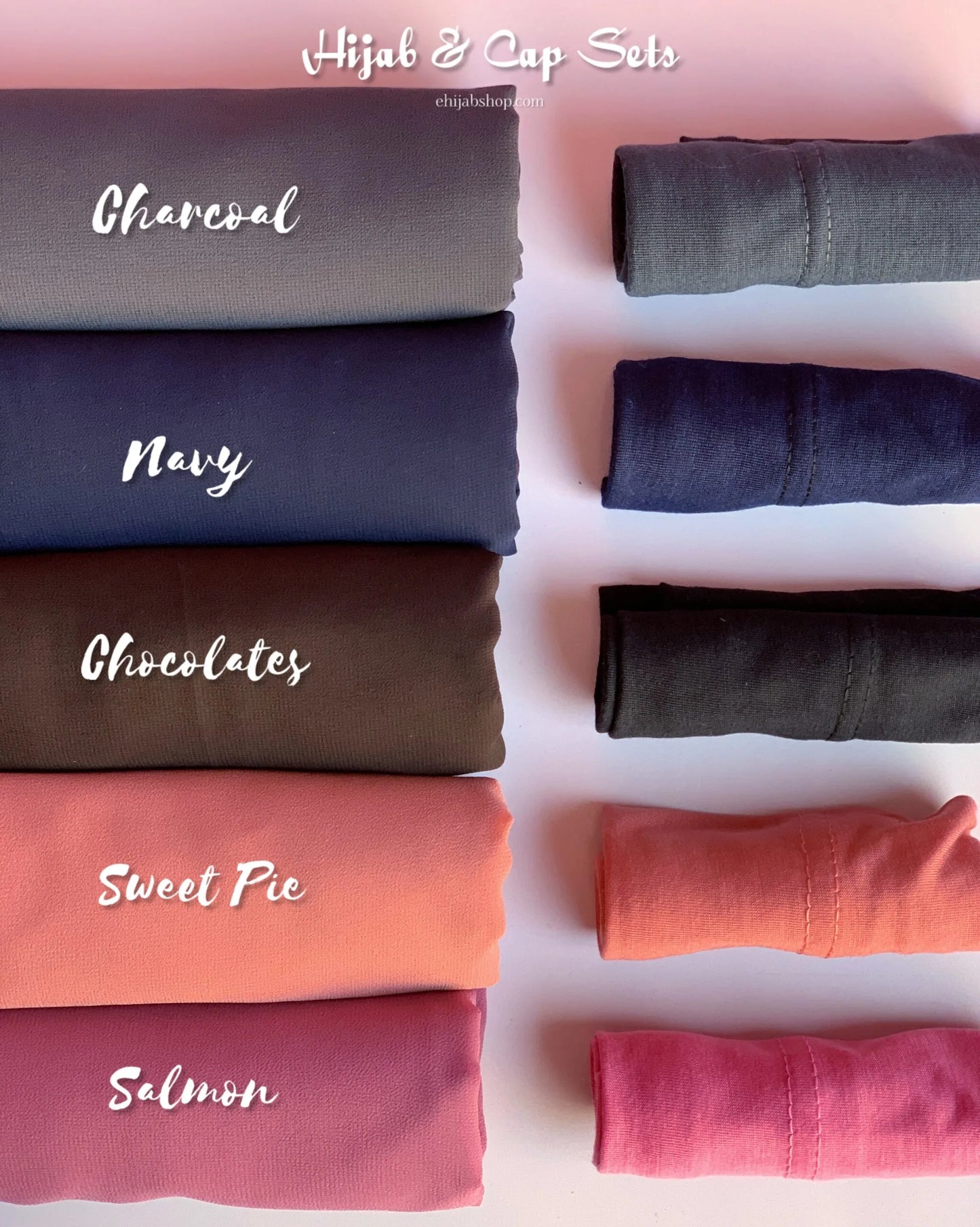 Matching Hijab & Cap Set
